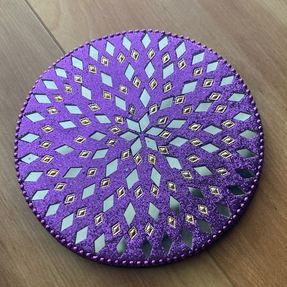 Colorful Beaded Coasters Set - Picture 4 of 6